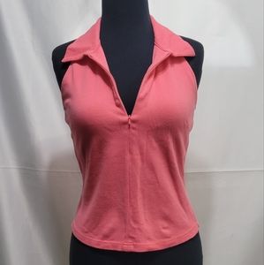 NWOT Halter Polo Top